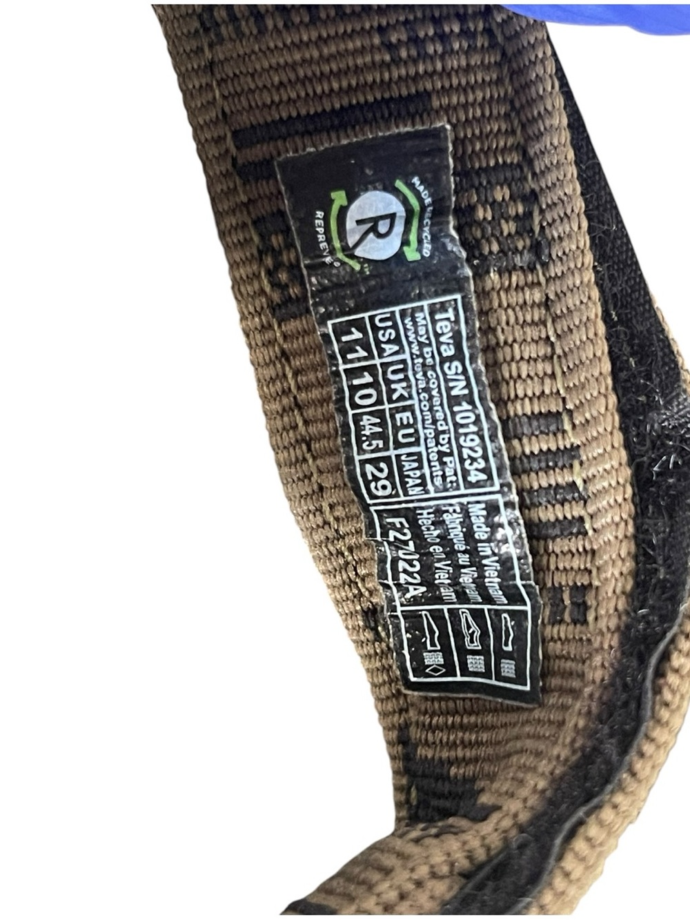 Teva Original Universal Sandals Men’s Size 11 Brown Sport Outdoor Hiking - Picture 6 of 6